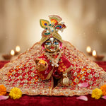 Laddu Gopal Silk Poshak – Premium Design-4 (5
