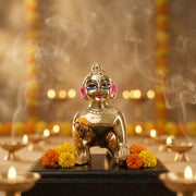 Laddu Gopal Idol Brass Premium - 5 Inch