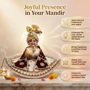 Laddu Gopal Silk Poshak – Premium Design-1 (5