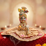 Laddu Gopal Silk Poshak – Premium Design-3 (5