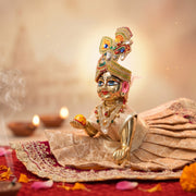 Laddu Gopal Silk Poshak – Premium Design-3 (5