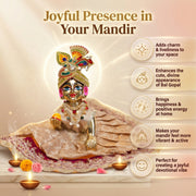 Laddu Gopal Silk Poshak – Premium Design-3 (5