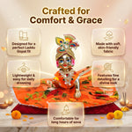 Laddu Gopal Silk Poshak – Premium Design-5 (5