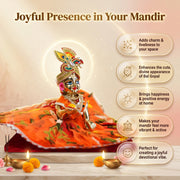Laddu Gopal Silk Poshak – Premium Design-5 (5
