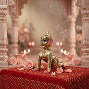 Radha Rani Idol Brass Premium - 5 inch