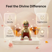 Radha Rani Idol Brass Premium - 5 inch