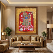 Shree Nath Ji Ultra Premium Canvas Acrylic Painting (42 x 35) Inches