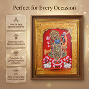 Shree Nath Ji Ultra Premium Canvas Acrylic Painting (42 x 35) Inches