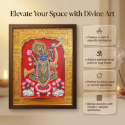 Shree Nath Ji Ultra Premium Canvas Acrylic Painting (42 x 35) Inches