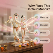 Yugal Jodi Marble Finish Idol Premium 15 Inches