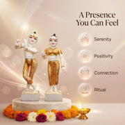 Yugal Jodi Marble Finish Idol Premium 18 Inches