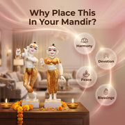 Yugal Jodi Marble Finish Idol Premium 18 Inches