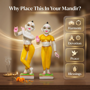 Yugal Jodi Marble Finish Idol 18 Inches