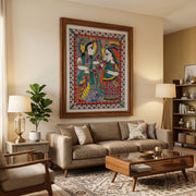 Yugal Jodi Madhubani Art – Handcrafted Original (35