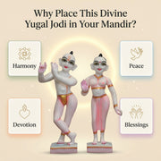 Yugal Jodi Marble Finish Idol 15 Inches