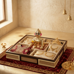 HomeKit — Complete Laddu Gopal Pooja Kit With Brass Premium Idol