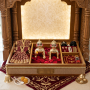 HomeKit — Complete Laddu Gopal & Radha Rani Pooja Kit With Brass Premium Idol