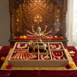 HomeKit — Mata Rani Pooja Kit With Brass Premium Idol